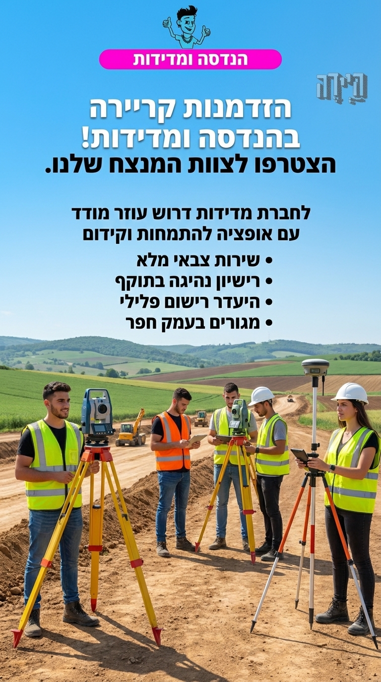 דרוש/ה עוזר מודד